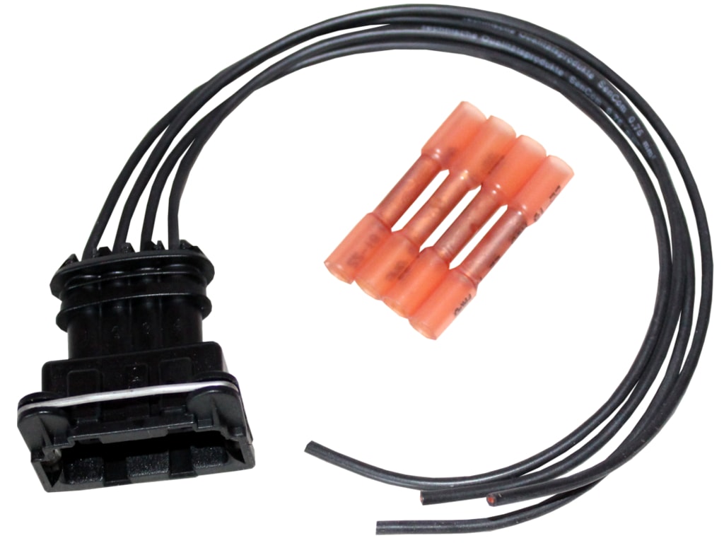 Rep.-Satz Scheinwerfer Stecker, 4-polig, Kontakte weiblich, fÃ¼r Fiat Palio