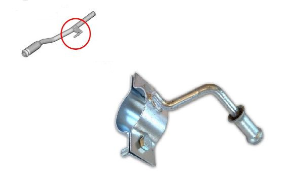 Support d`échappement pour pot avant diamètre 40-42mm