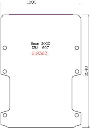 Pianale in legno, 1-Teilig L1 Jumper / Boxer / Ducato 2006-
