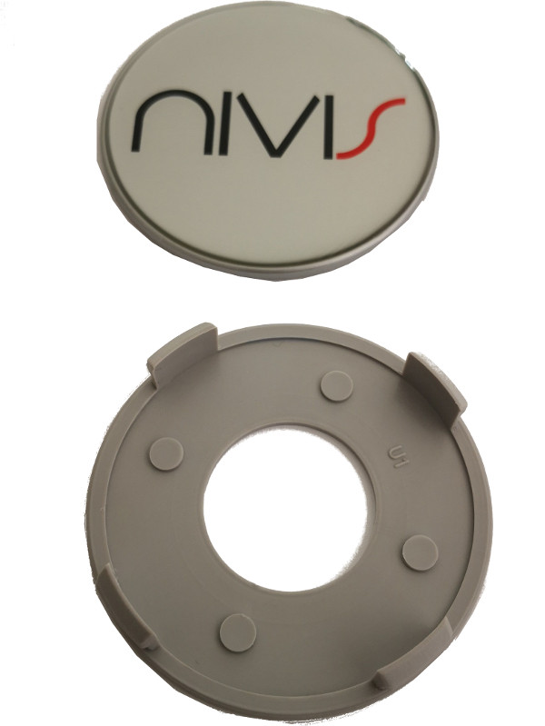 Nabendeckel für Nivis Alufelgen silber