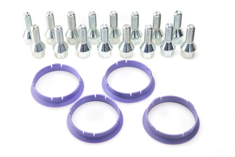 Schraubenkit SGK129 (20xMutter Kegel 60° M14 x 1.5 L-, Ø74.1-Ø72.6)