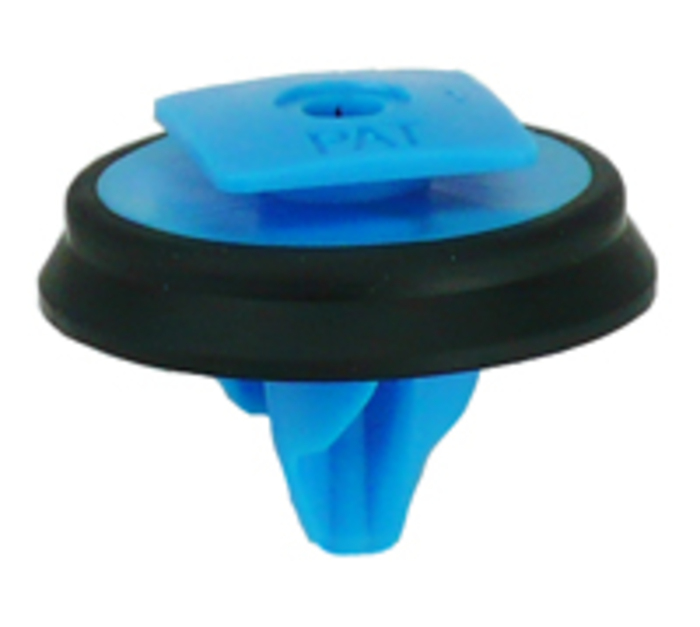 10x Schutzleiste-Seitenwand Verkleidungsklam Befestigungen, Clips Farbe: Blau