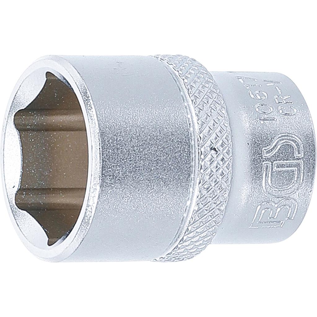 Steckschlüssel-Einsatz Sechskant | Antrieb Innenvierkant 10 mm (3/8") | SW 17 mm