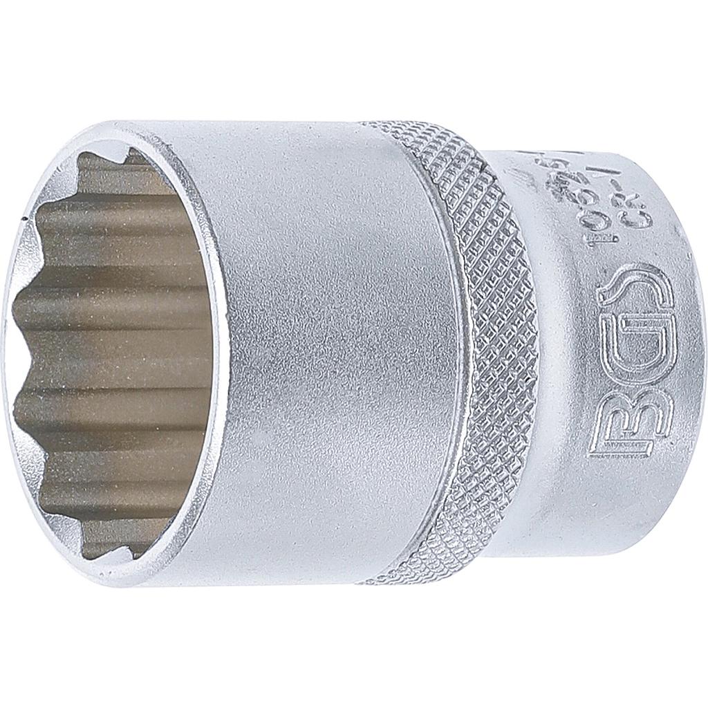 Steckschlüssel-Einsatz Zwölfkant | Antrieb Innenvierkant 12,5 mm (1/2") | SW 26 mm