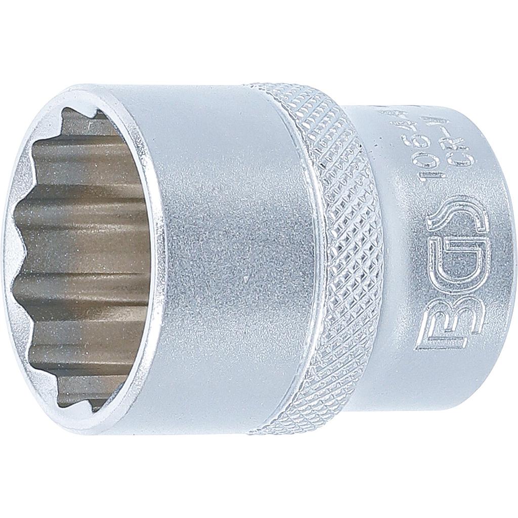 Steckschlüssel-Einsatz Zwölfkant | Antrieb Innenvierkant 12,5 mm (1/2") | SW 24 mm