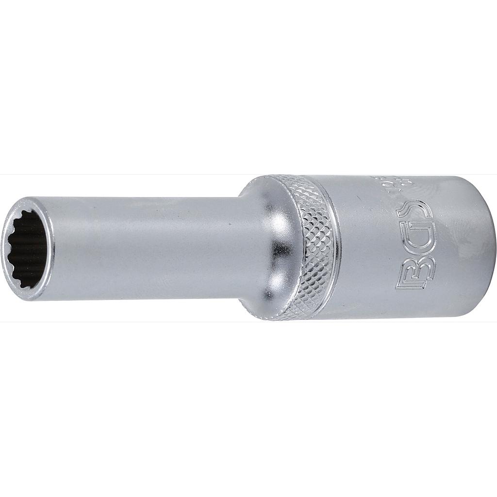 Steckschlüssel-Einsatz Zwölfkant, tief | Antrieb Innenvierkant 12,5 mm (1/2") | SW 10 mm