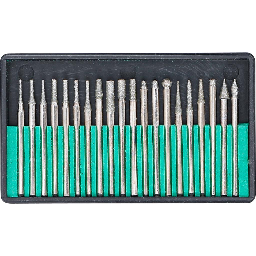 Diamant-Schleif- und Fräswerkzeug | 20-tlg.