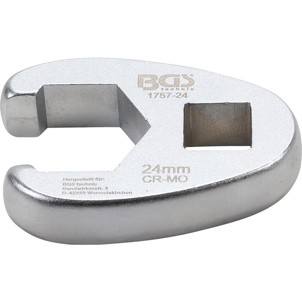 Hahnenfussschlüssel | Antrieb Innenvierkant 12,5 mm (1/2") | SW 24 mm