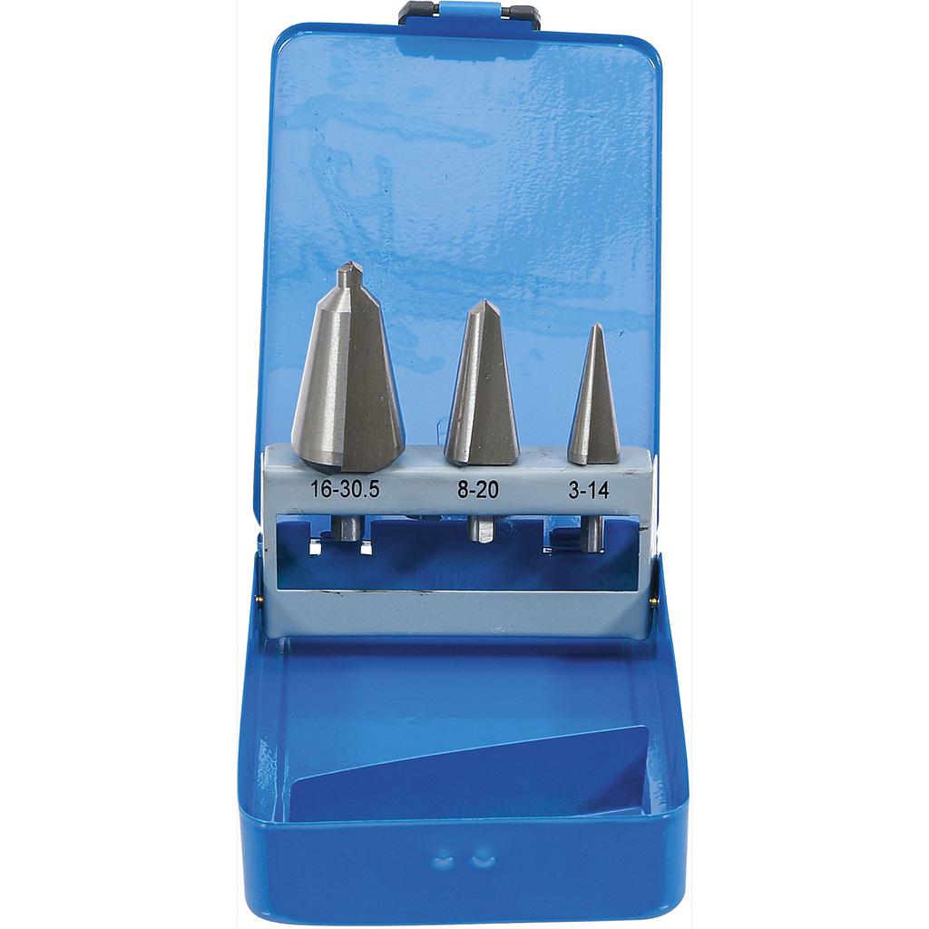 Blechschälbohrer-Satz | HSS | 3 Grössen | 3-tlg.