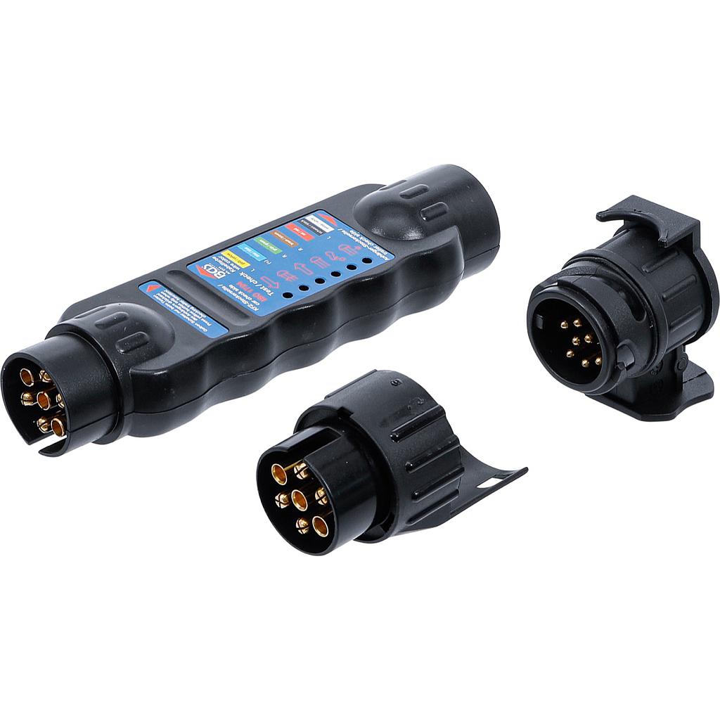 Anhänger-, Zugfahrzeug-Tester | 7-, 13-polig