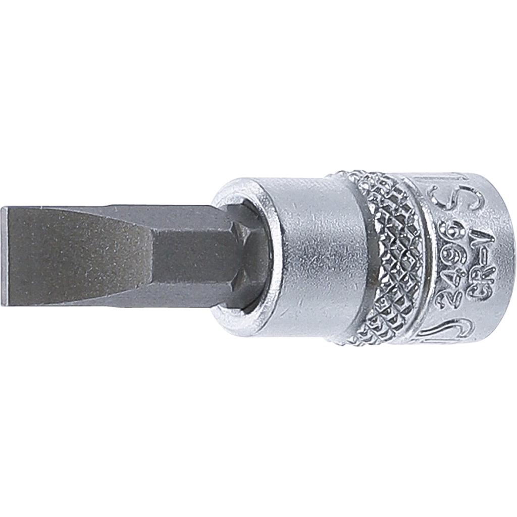 Bit-Einsatz | Antrieb Innenvierkant 6,3 mm (1/4") | Schlitz 7 mm