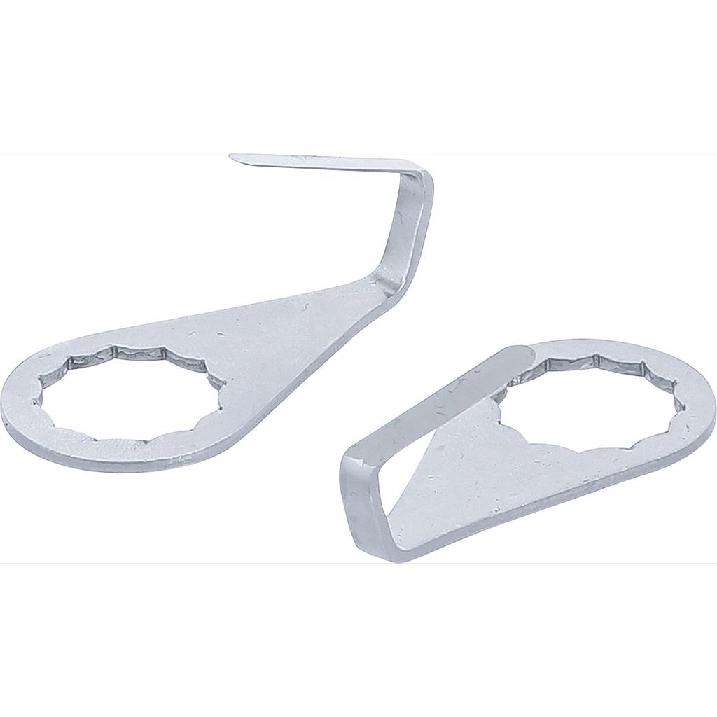 Schneidmesser, halbrund | für Art. 3218, 9291 | 2 x 24 mm | 2-tlg.