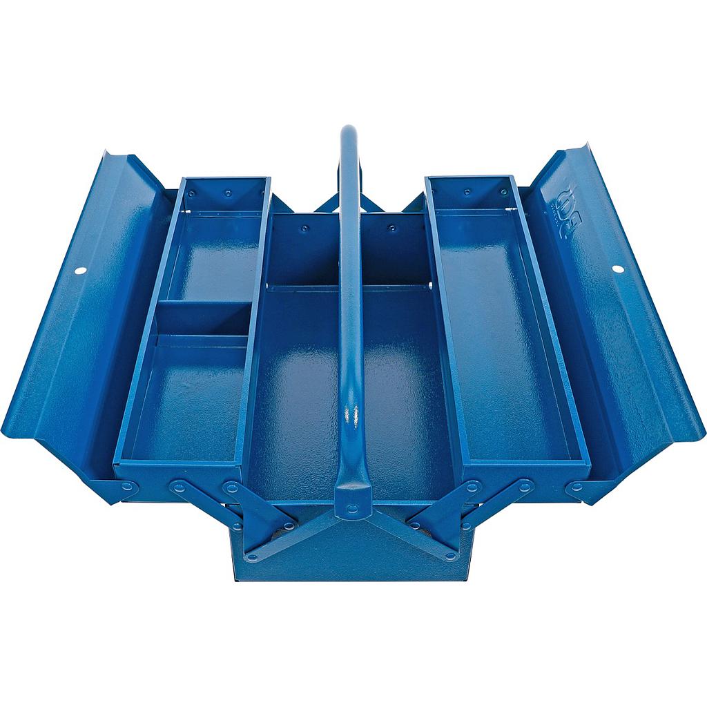 Metall-Werkzeugkasten | leer | 420 x 200 x 150 mm | 3 Fächer