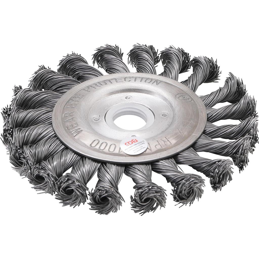 Scheibenbürste / Zopfrundbürste | Ø 115 mm