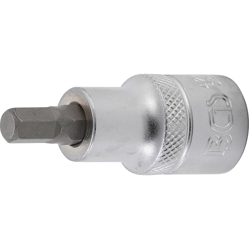 Bit-Einsatz | Antrieb Innenvierkant 12,5 mm (1/2") | Innensechskant 7 mm