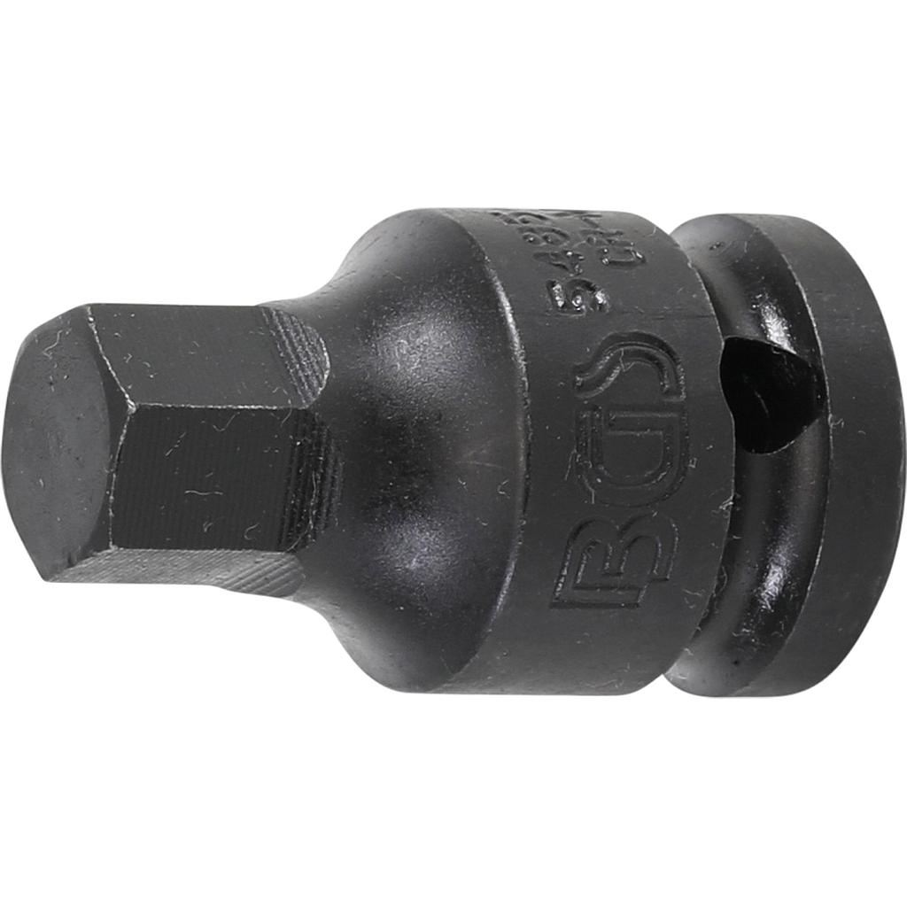 Kraft-Bit-Einsatz | Länge 42 mm | Antrieb Innenvierkant 12,5 mm (1/2") | Innensechskant 13 mm