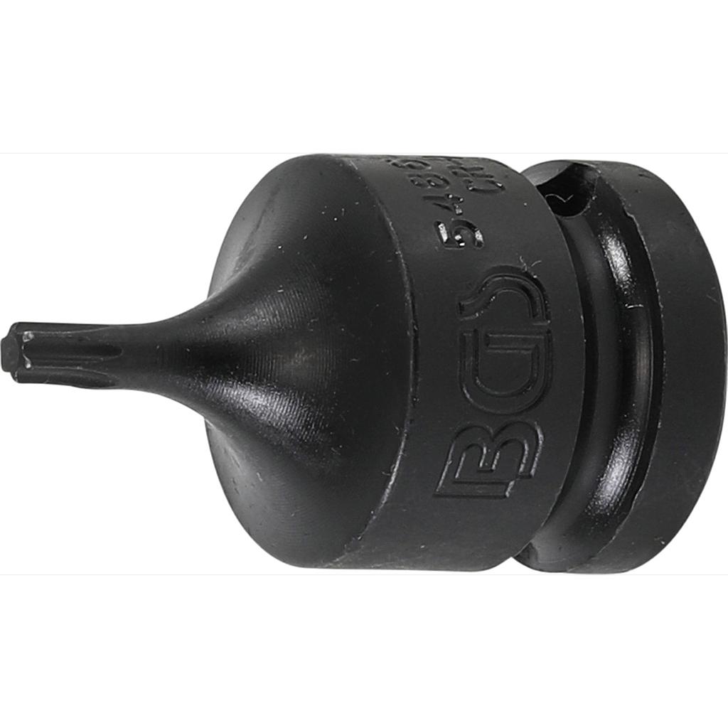 Kraft-Bit-Einsatz | Länge 42 mm | Antrieb Innenvierkant 12,5 mm (1/2") | T-Profil (für Torx) T20