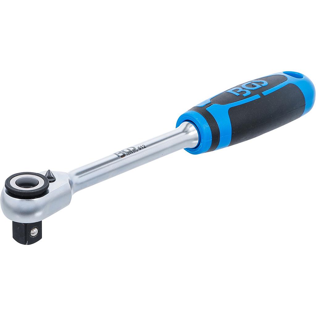 Umschaltknarre | feinverzahnt | Abtrieb Aussenvierkant 12,5 mm (1/2")