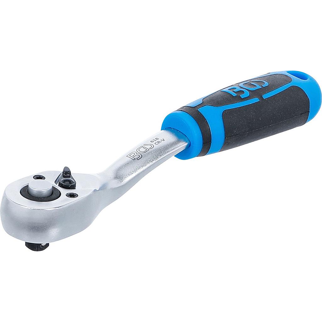 Umschaltknarre | feinverzahnt | Abtrieb Aussenvierkant 6,3 mm (1/4")