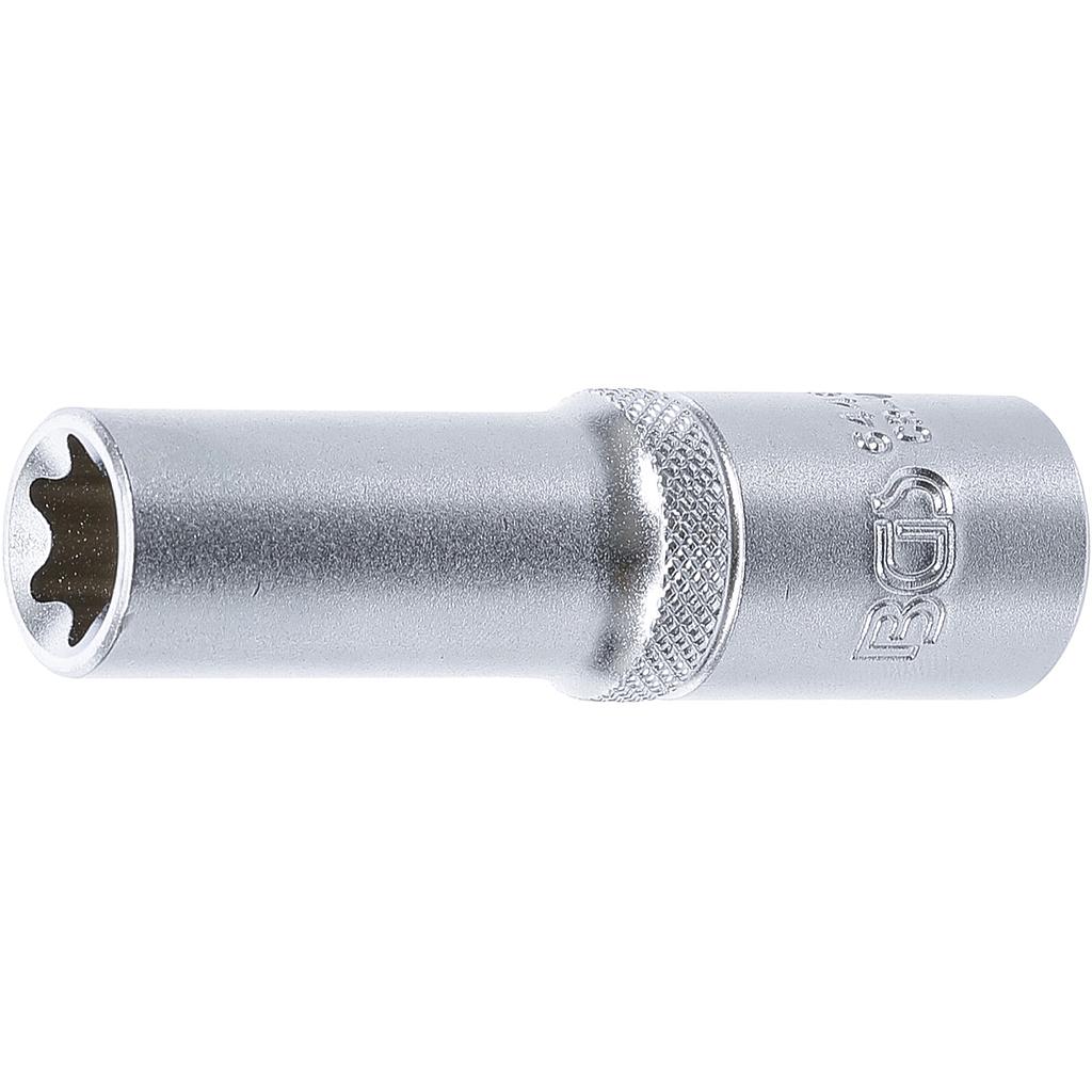 Steckschlüssel-Einsatz E-Profil, tief | Antrieb Innenvierkant 12,5 mm (1/2") | SW E16