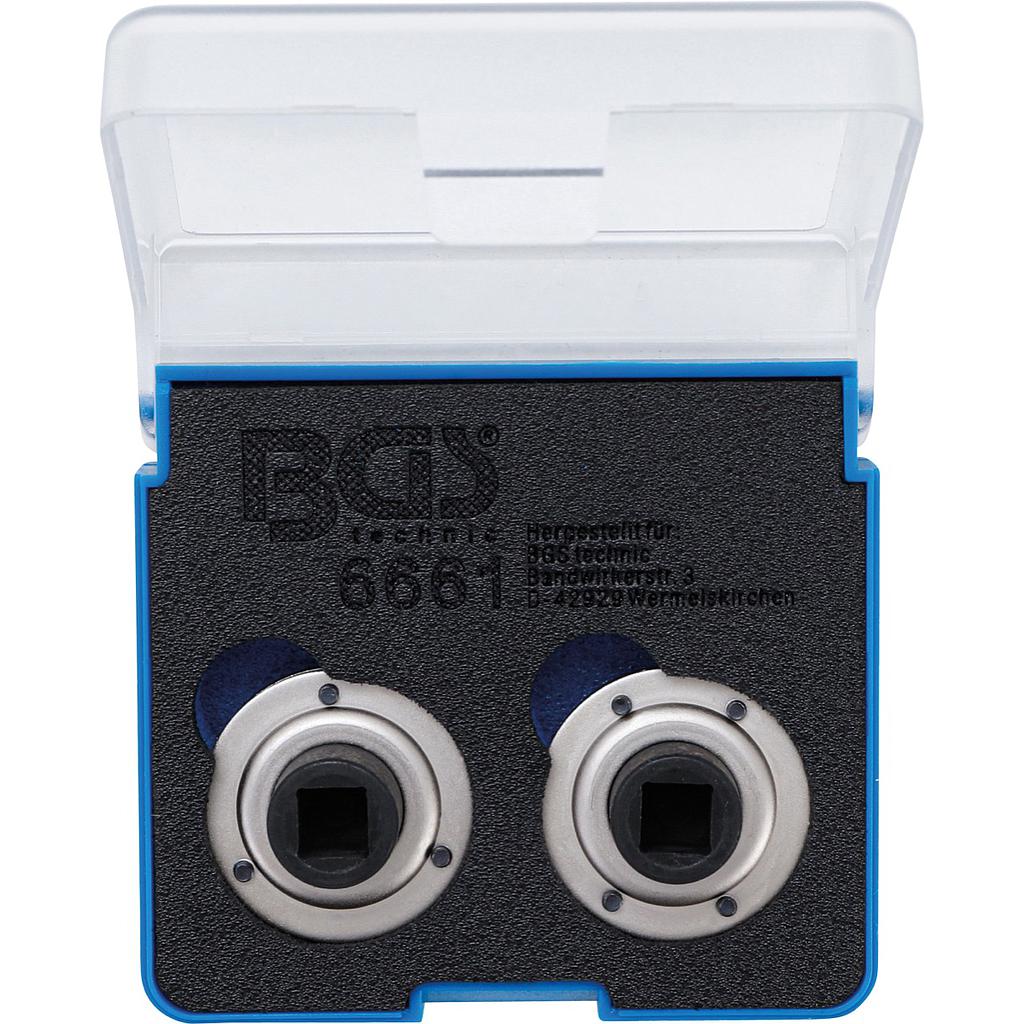 Bremskolben-Rückstelladapter-Satz | universal | mit 2 &amp; 3 Stiften | 2-tlg.