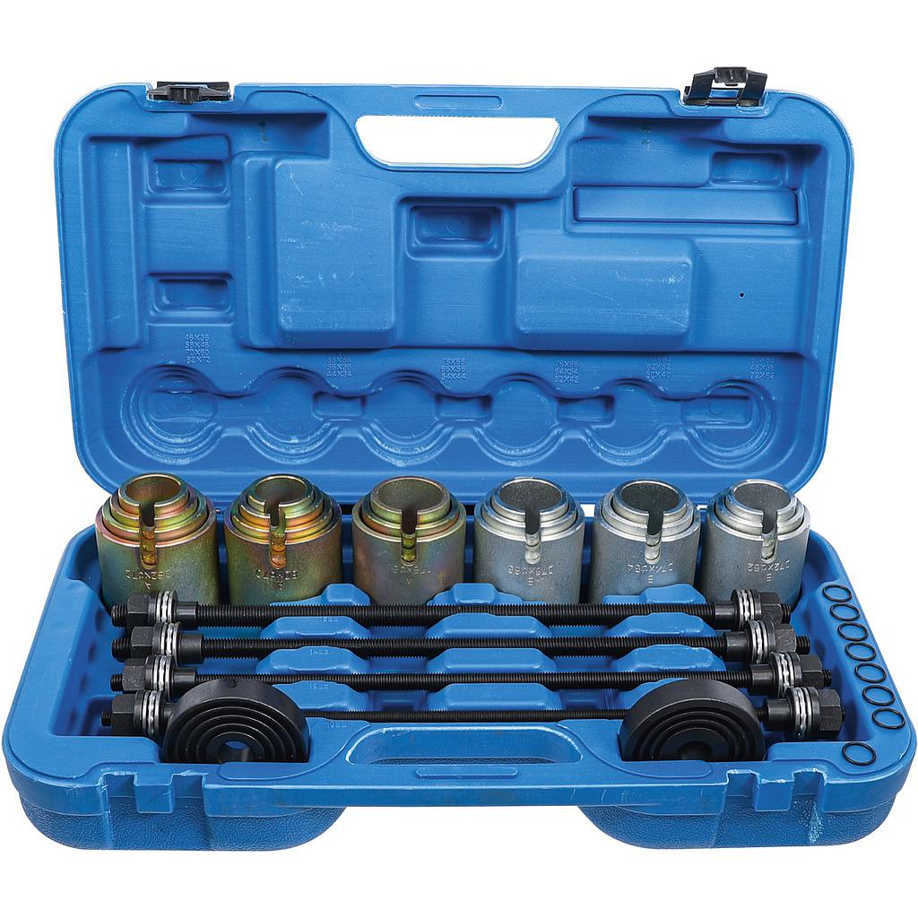 Zug- und Druckhülsen-Satz | mit 4 Spindeln | 26-tlg.