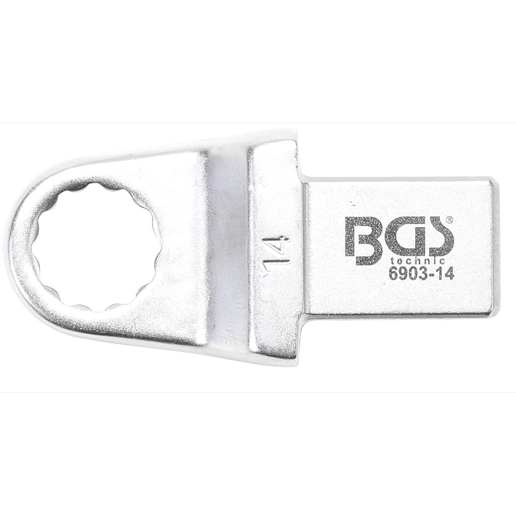 Einsteck-Ringschlüssel | 14 mm | Aufnahme 14 x 18 mm