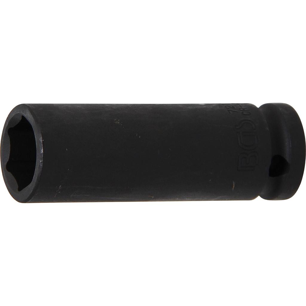 Kraft-Steckschlüssel-Einsatz Sechskant, tief | Antrieb Innenvierkant 12,5 mm (1/2") | SW 17 mm