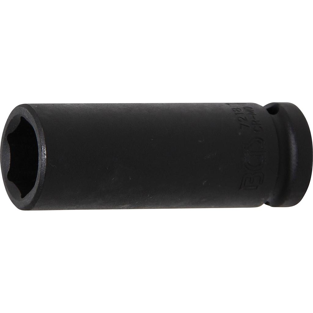 Kraft-Steckschlüssel-Einsatz Sechskant, tief | Antrieb Innenvierkant 12,5 mm (1/2") | SW 18 mm