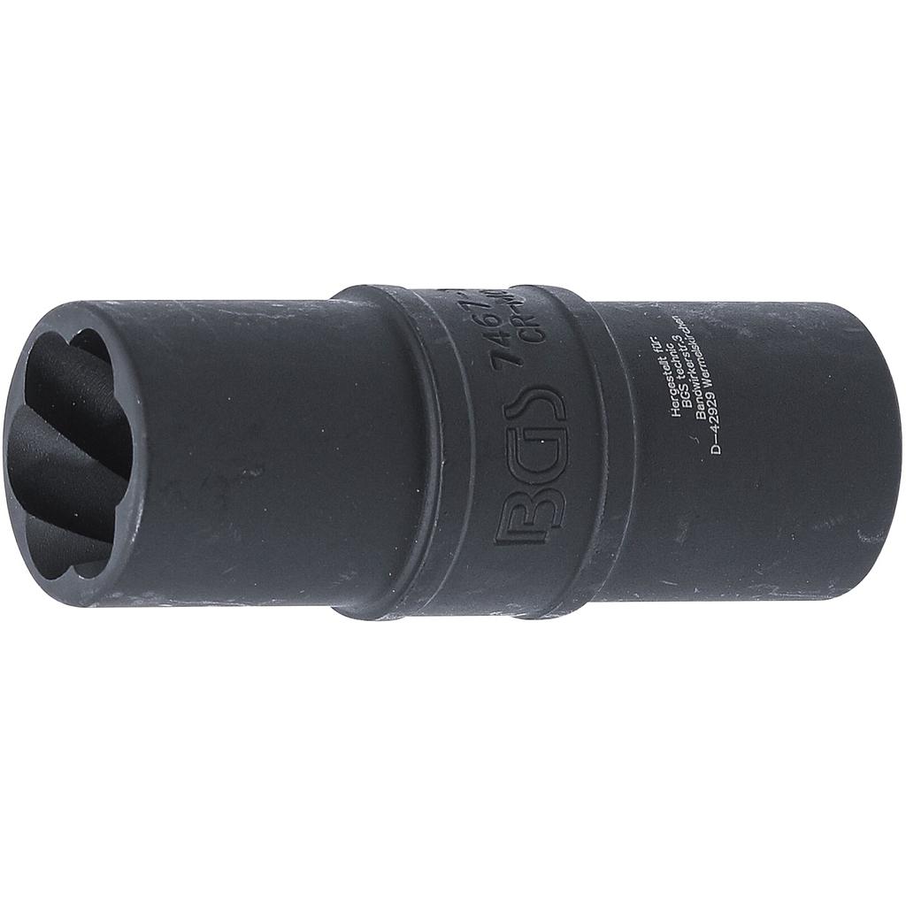 Kraft-Spezial-Schraubenausdreh-Wendeeinsatz 19 mm | 12,5 mm (1/2")