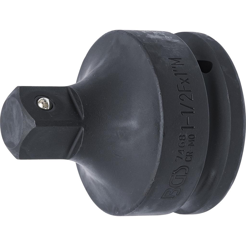 Kraft-Steckschlüssel-Adapter | Innenvierkant 38 mm (1-1/2") - Aussenvierkant 25 mm (1")