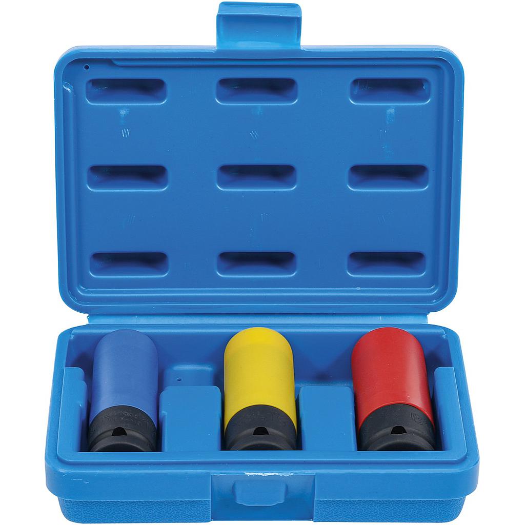 Kraft-Schoneinsatz-Satz | Ultra Slim | Antrieb Innenvierkant 12,5 mm (1/2") | SW 17 / 19 / 21 mm | 3-tlg.