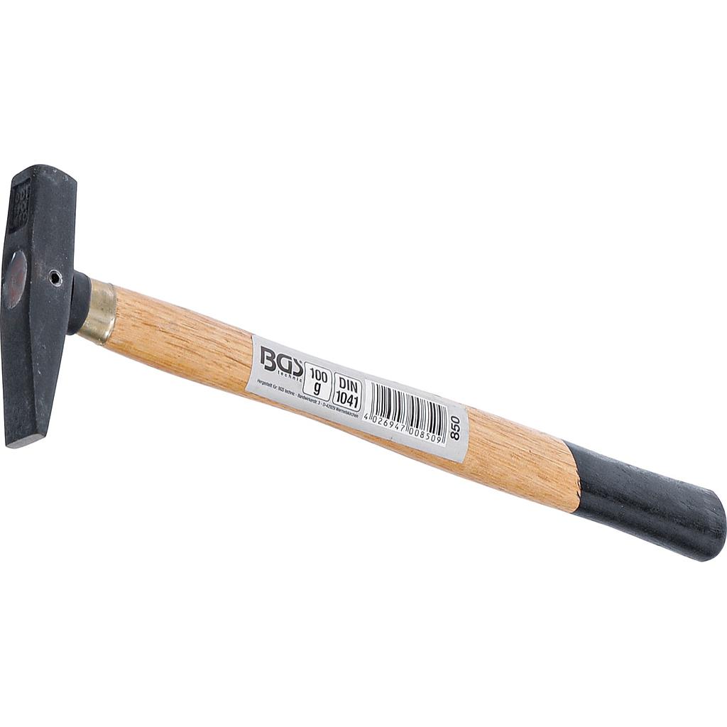 Schlosserhammer | Holz-Stiel | DIN 1041 | 100 g