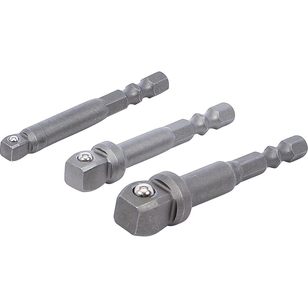 Bohrmaschinen-Kippadapter-Satz | Antrieb Aussensechskant 6,3 mm (1/4") | 3-tlg.
