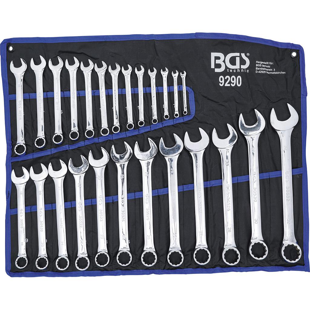 Maul-Ringschlüssel-Satz | SW 6 - 32 mm | 25-tlg.