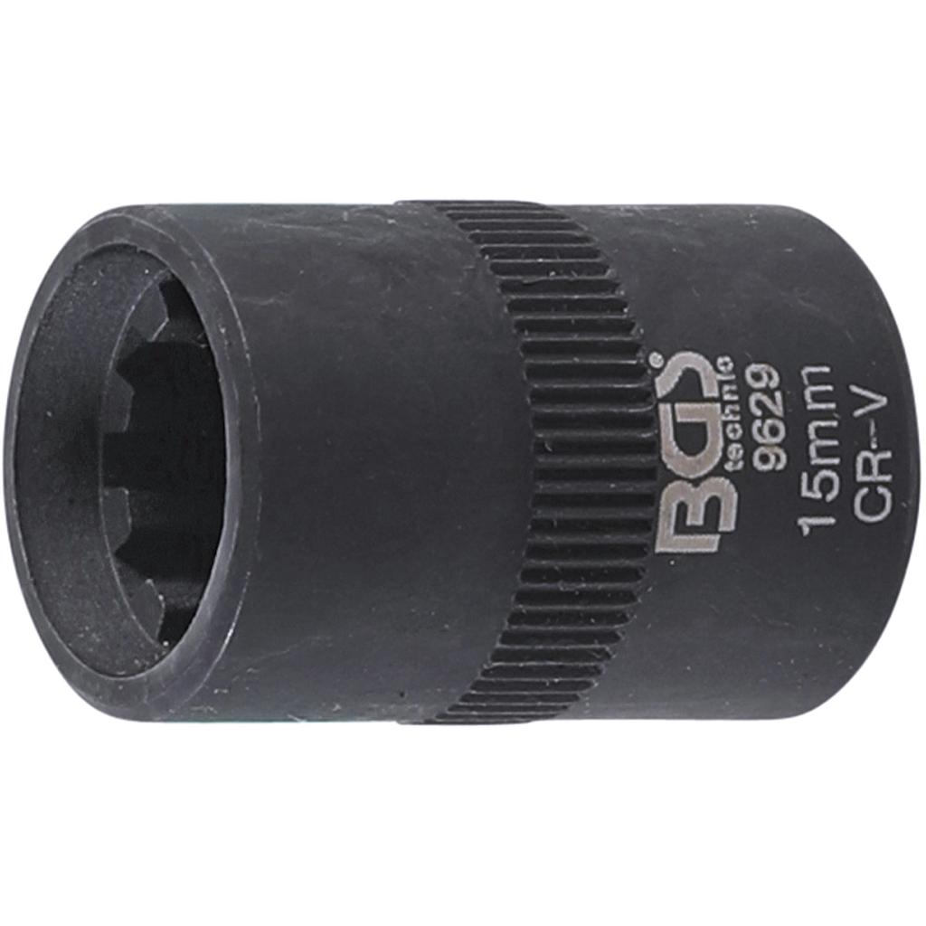 Bremssattel-Einsatz | 10-kant | für VAG und Porsche | SW 15 mm