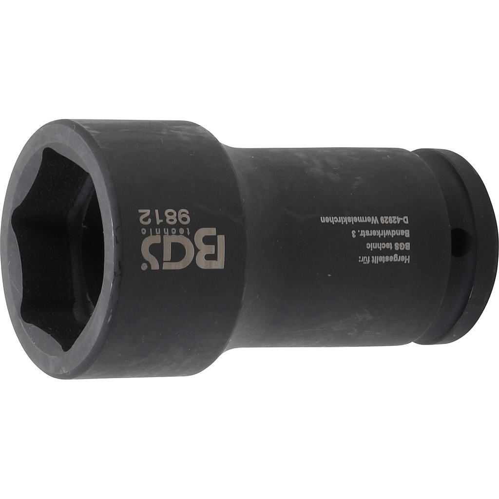 Kraft-Steckschlüssel-Einsatz Sechskant, tief | Antrieb Innenvierkant 20 mm (3/4") | SW 38 mm | für FUSO / Mitsubishi