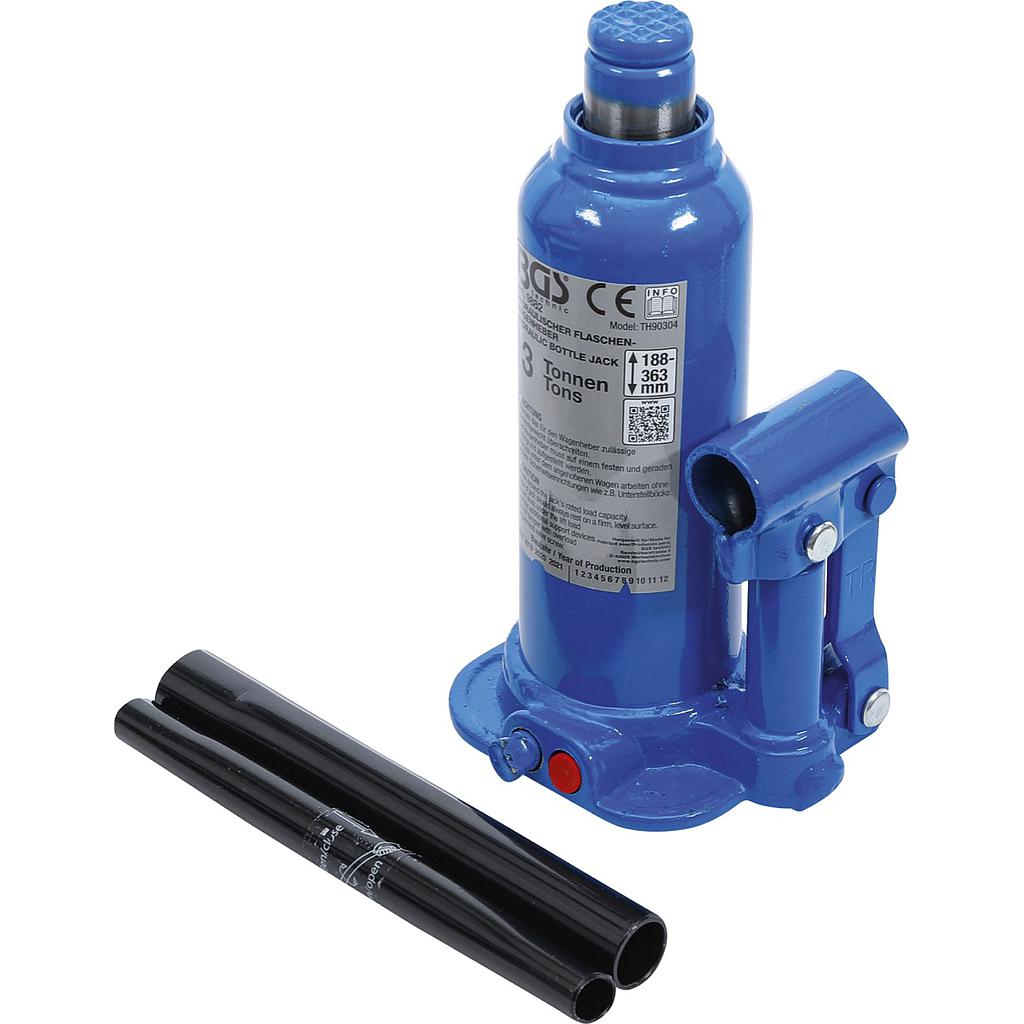 Hydraulischer Flaschen-Wagenheber | 3 t