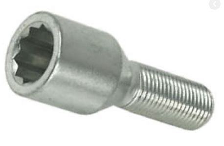 Bullone della ruota M14x1.25 Cono 60° SW-Stella L-30 zincato